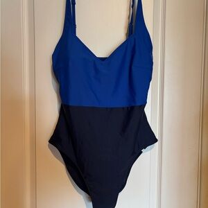 Summersalt Blue and Black swimsuit One Piece